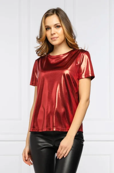 T-shirt PRESENTE | Regular Fit MAX&Co. czerwony