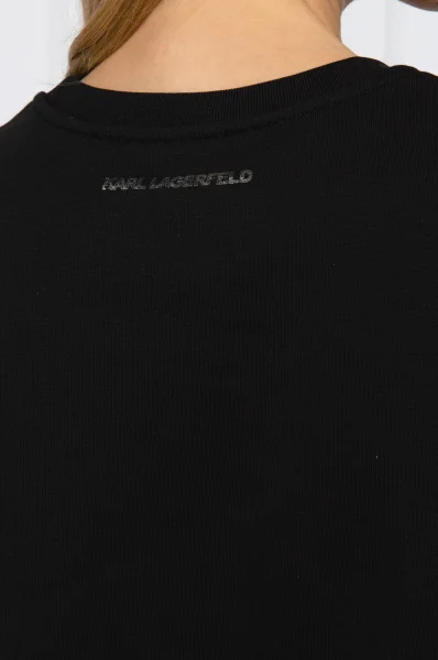худі mini ikonik karl | regular fit Karl Lagerfeld чорний