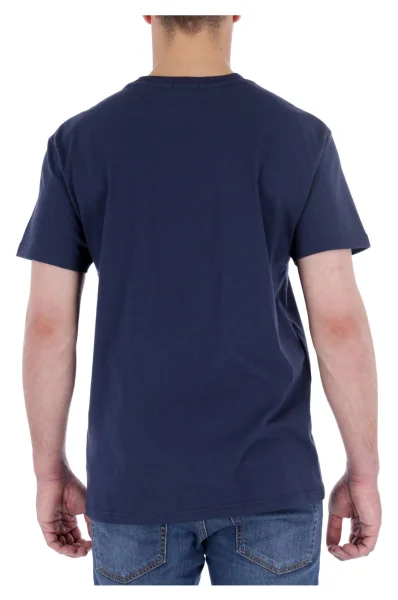 T-shirt TJM PANEL LOGO | Regular Fit Tommy Jeans granatowy