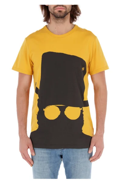 T-shirt 10 r t s/s | Regular Fit G- Star Raw żółty