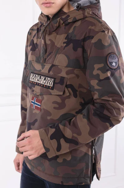 Jacket RAINFOREST CAMOU 1 | Regular Fit Napapijri brown