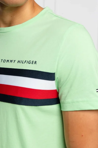 T-shirt | Regular Fit Tommy Hilfiger miętowy