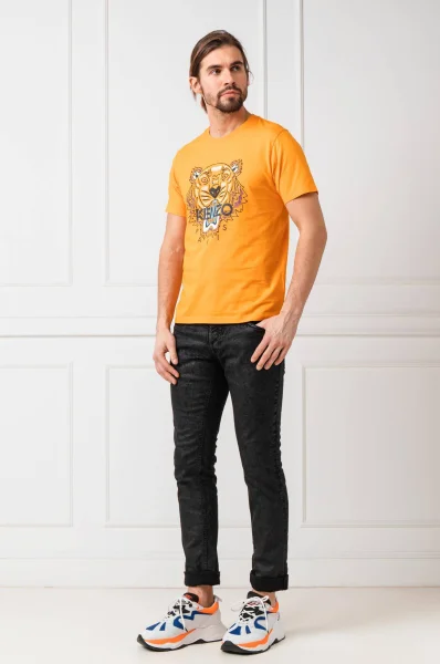 T-shirt TIGER | Regular Fit Kenzo pomarańczowy