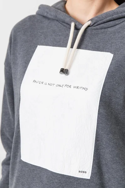 Sweatshirt Tapage | Oversize fit BOSS ORANGE gray