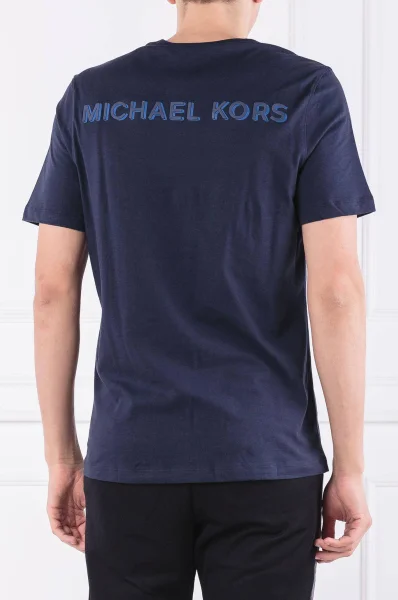 T-shirt AVIATOR FUN | Regular Fit Michael Kors granatowy