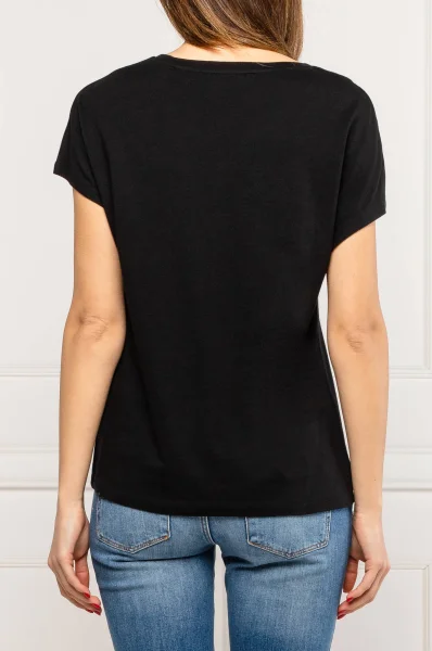 T-shirt GLAMOUR | Regular Fit GUESS czarny
