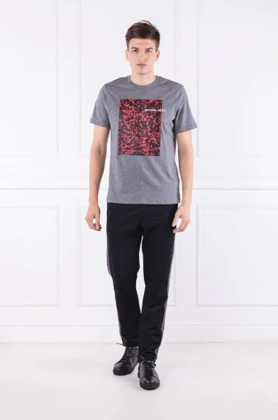 T-shirt WINTER VOLCANO GRPHIC | Regular Fit Michael Kors szary