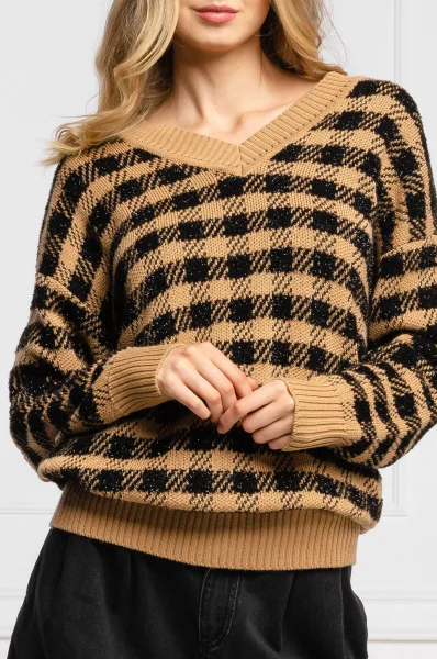 Sweater BELIZE | Regular Fit | with addition of wool Pinko brown