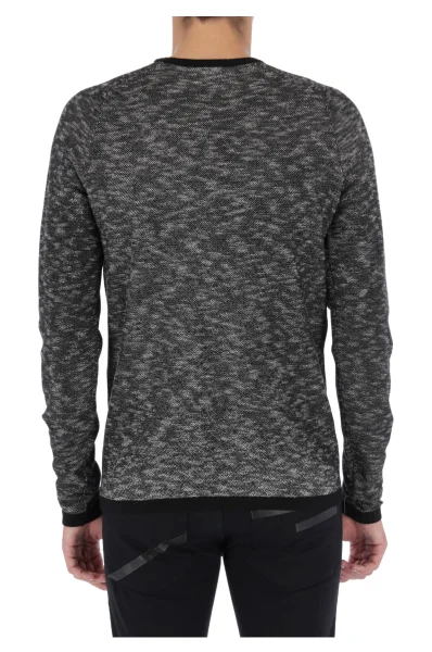 Wool sweater Sork | Slim Fit HUGO charcoal