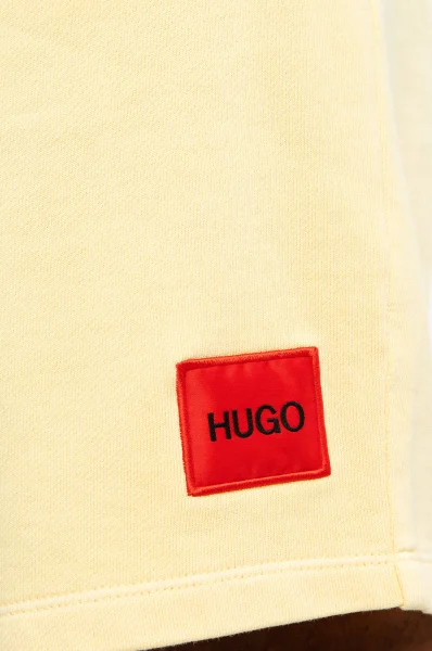 Szorty | Regular Fit HUGO żółty