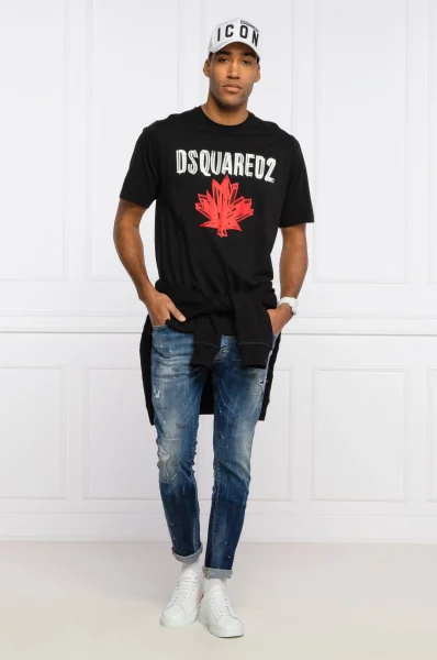 T-shirt | Oversize fit Dsquared2 czarny