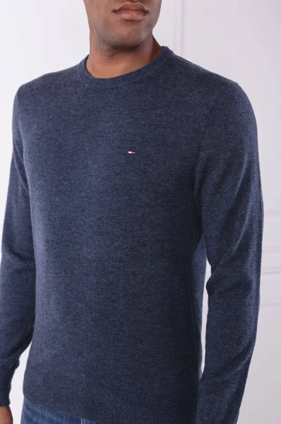 Wool sweater LAMBSWOOL CNECK | Regular Fit Tommy Hilfiger navy blue