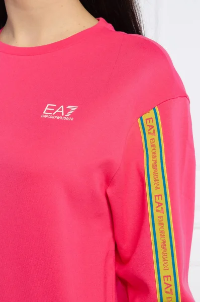 Bluza | Regular Fit EA7 różowy