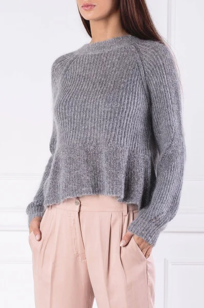 Sweater | Loose fit | with addition of wool TWINSET gray