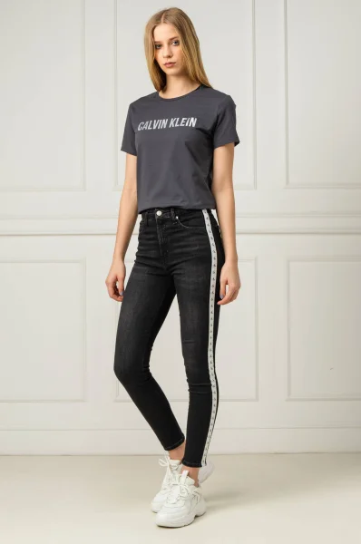 T-shirt | Relaxed fit Calvin Klein Performance grafitowy