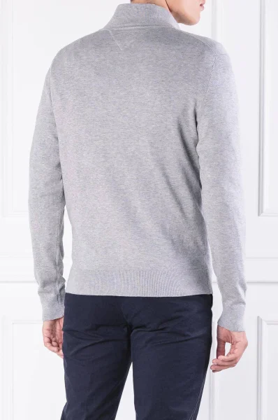 Sweter STRIPE DETAIL CLASSI | Regular Fit Tommy Hilfiger szary
