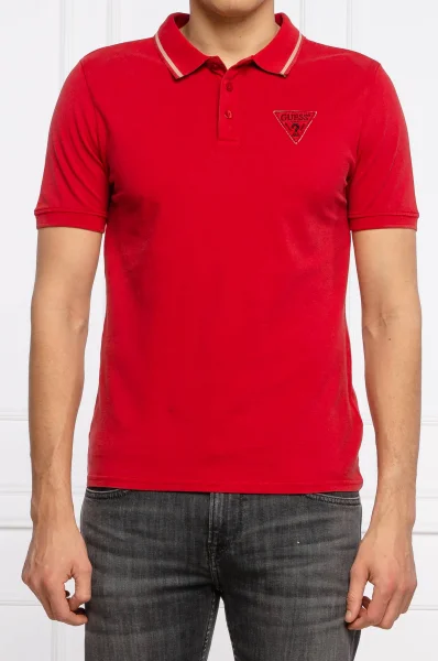 Polo CEDRIC | Slim Fit | pique GUESS red