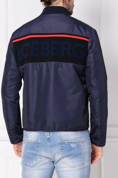 куртка | regular fit Iceberg темно-синій