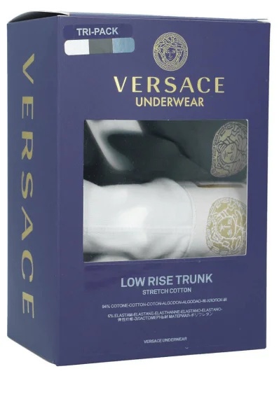 Bokserki 3-pack Versace czarny
