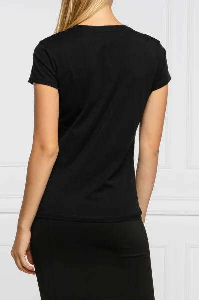 T-shirt | Regular Fit | pima Armani Exchange czarny