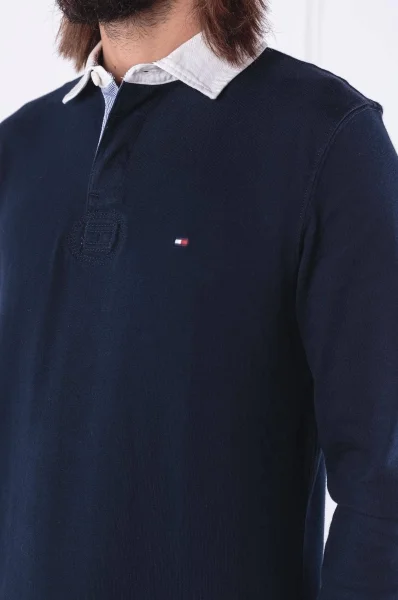 Polo ICONIC RUGBY | Regular Fit Tommy Hilfiger granatowy