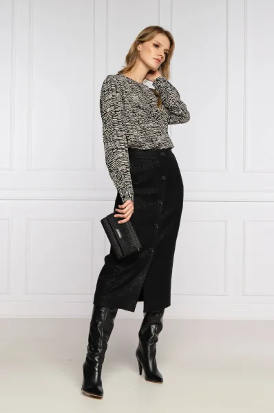 Skirt Vapaka | with addition of wool BOSS BLACK black