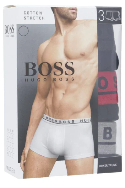 Bokserki 3-pack Boss Bodywear czarny