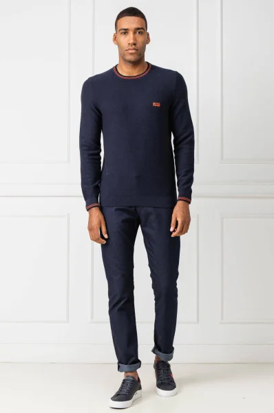 Sweater Ridney_W19 | Regular Fit BOSS GREEN navy blue
