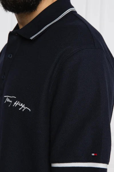 Polo | Casual fit | pique Tommy Hilfiger navy blue