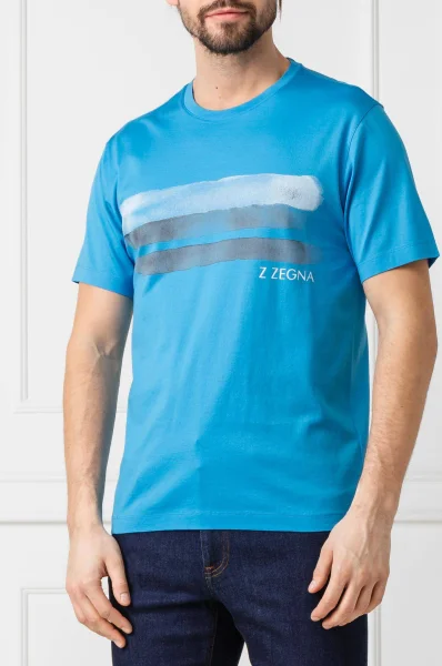 T-shirt | Regular Fit Z Zegna blue
