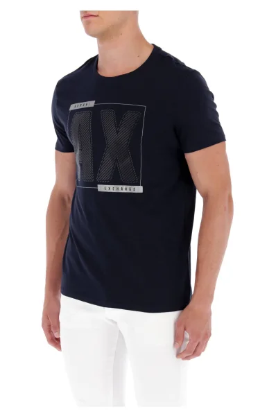 T-shirt Slim Fit Armani Exchange granatowy