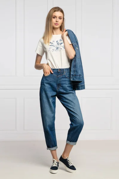 T-shirt ADRIANA | Regular Fit Pepe Jeans London ecru