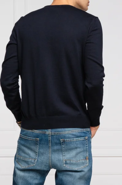 Wool sweater Botto-L | Regular Fit BOSS BLACK navy blue