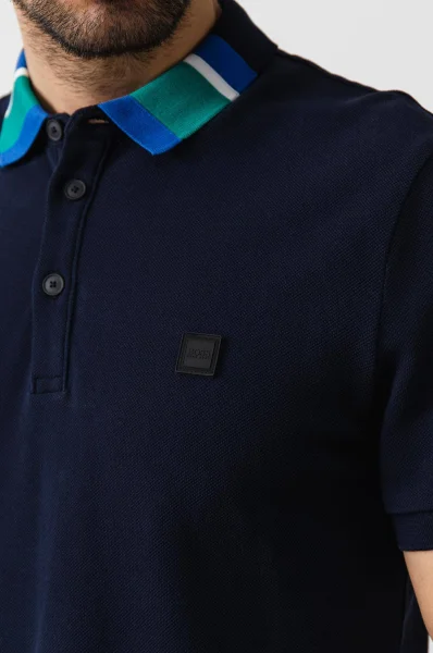 Polo Polarized | Regular Fit | pique BOSS ORANGE navy blue