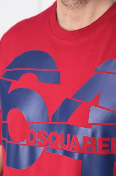 футболка | regular fit Dsquared2 червоний