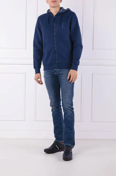 Sweatshirt | Classic fit Hackett London navy blue