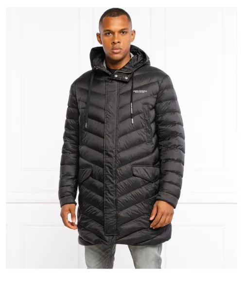 Puchowa kurtka | Regular Fit Armani Exchange | Czarny | Gomez.pl