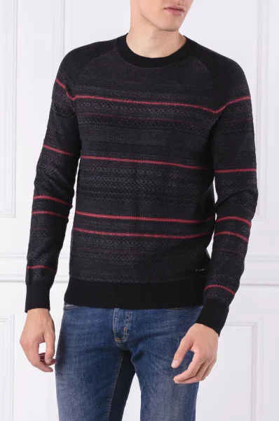 Sweater Akarmuro | Regular Fit BOSS ORANGE charcoal