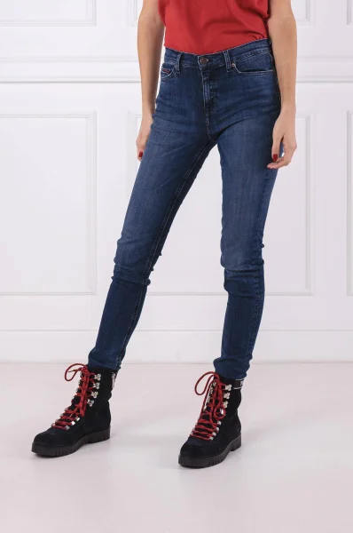 Jeansy NORA | Skinny fit Tommy Jeans granatowy
