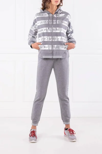 Sweatshirt APERTA | Loose fit Liu Jo Sport gray