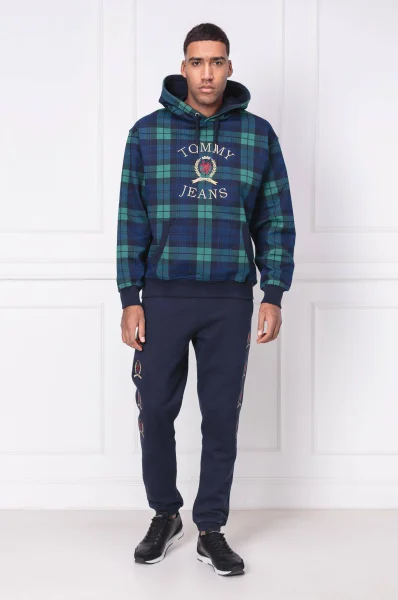 Tjm plaid crest on sale hoodie