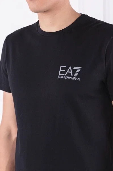 T-shirt | Regular Fit EA7 czarny