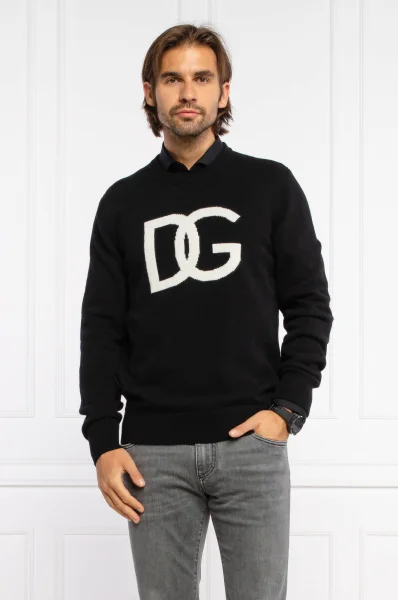 Wool sweater | Regular Fit Dolce & Gabbana black