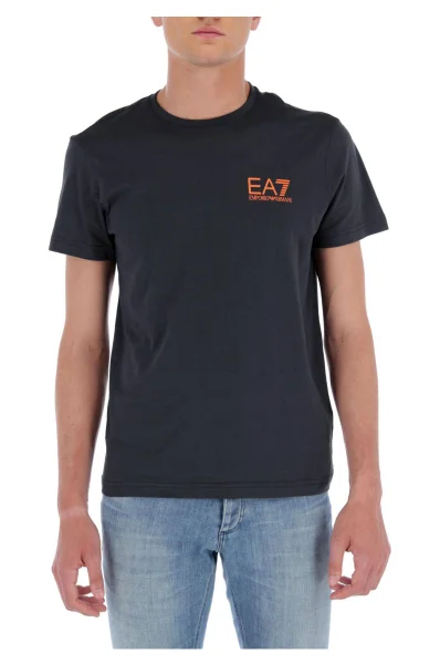 T-shirt | Regular Fit EA7 grafitowy