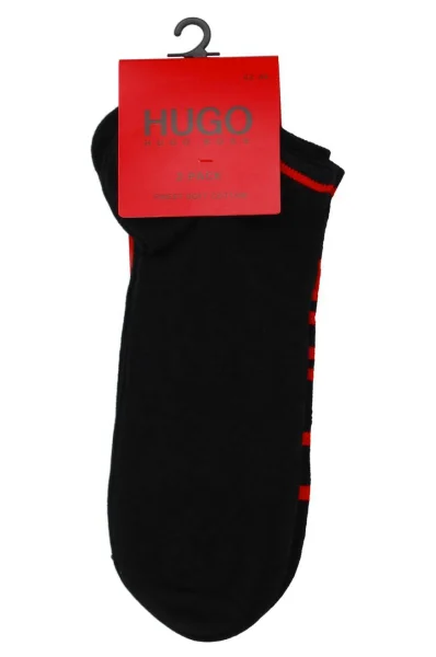 шкарпетки 2 пари as logo HUGO чорний