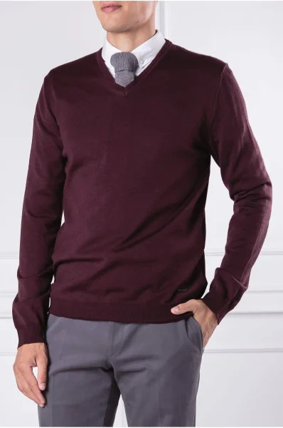 Wool sweater Damien | Regular Fit Joop! claret