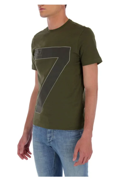T-shirt | Regular Fit EA7 olive green