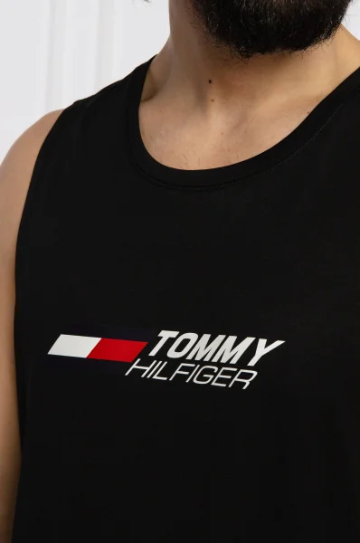 Tank top ESSENTIALS | Regular Fit Tommy Sport czarny