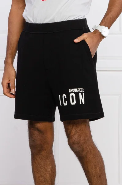 Shorts | Relaxed fit Dsquared2 black