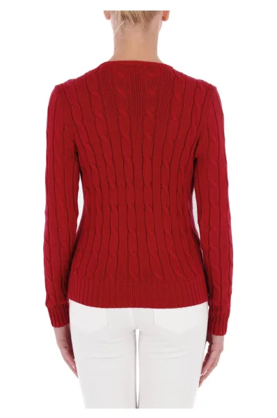 Sweter | Slim Fit POLO RALPH LAUREN czerwony